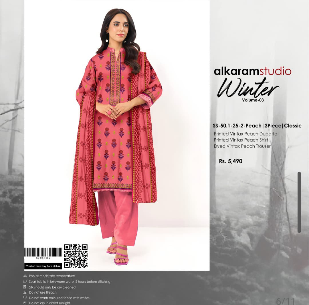Alkaram Studio Winter Collection 2025