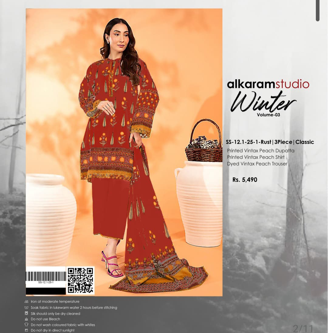 Alkaram Studio Winter Collection 2025