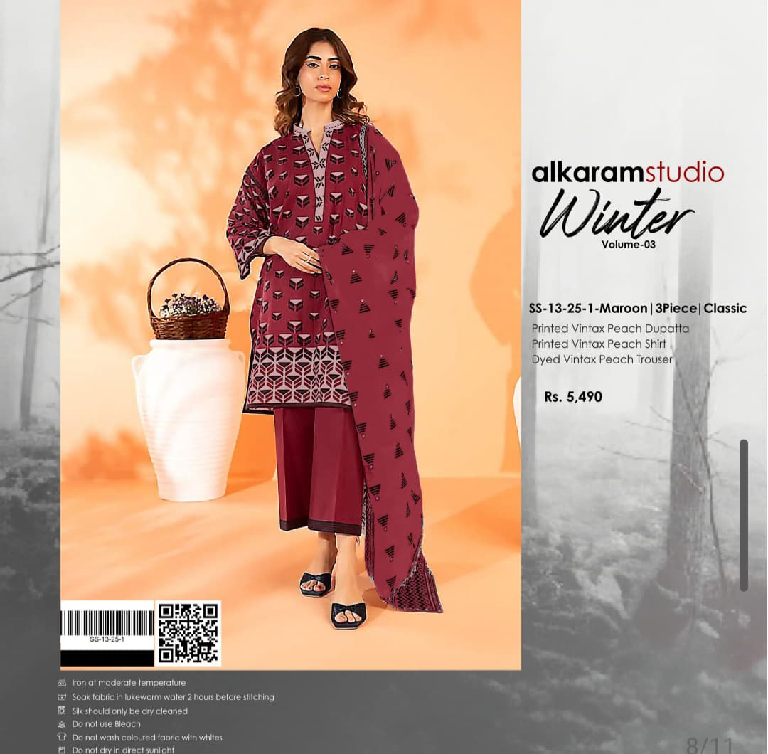 Alkaram Studio Winter Collection 2025