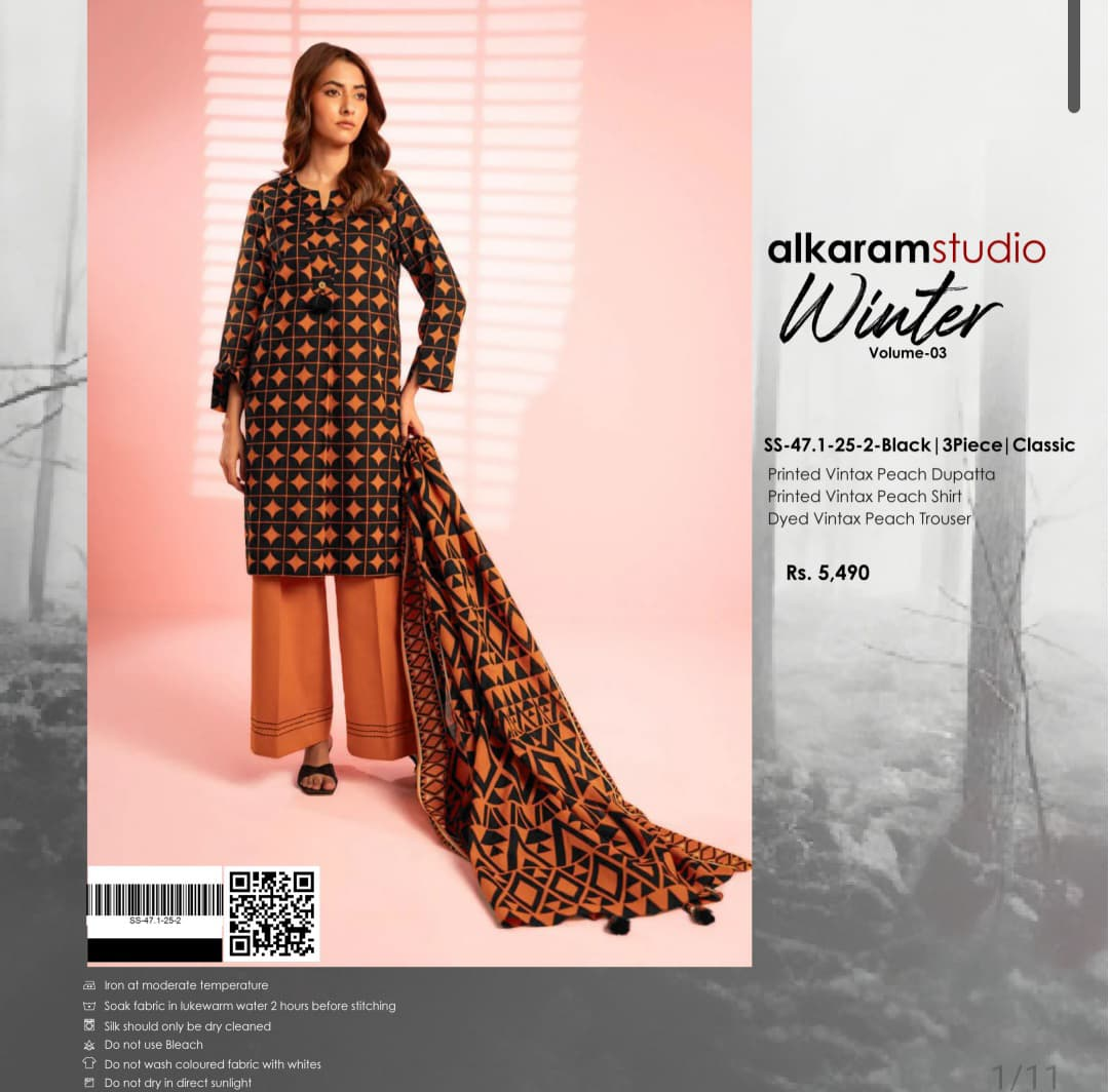 Alkaram Studio Winter Collection 2025