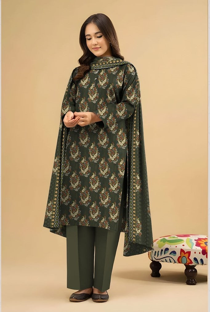 Nishat Winter Collection Printed Vintax Peach 2025